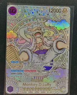 Luffy OP05-119 SEC Fist of Divine Speed 3rd Anniversary ONE PIECE Gold - Image 1