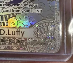 Luffy OP05-119 SEC Fist of Divine Speed 3rd Anniversary ONE PIECE Gold - Image 3