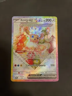 Eevee ex 174 Sv: Scarlet & Violet Promo Cards Holo Pokemon Prismatic UPC - Image 2