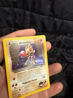 Rockets Hitmonchan Gym Heroes Trading Card 11/132 Holo - Image 2