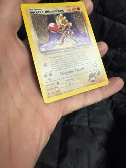 Rockets Hitmonchan Gym Heroes Trading Card 11/132 Holo - Image 3