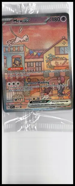 Mew ex SV: Scarlet & Violet Promo Cards #053 Sealed Near Mint or Better - Image 1