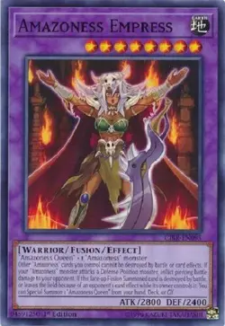 Yugioh - Amazoness Empress - 1st Edition NM - Plus Free Holographic Card - Image 1