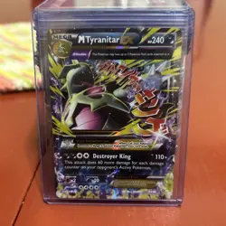 Pokemon TCG Mega M Tyranitar EX Holo Ultra Rare Card Ancient Origins 43/98 - Image 1