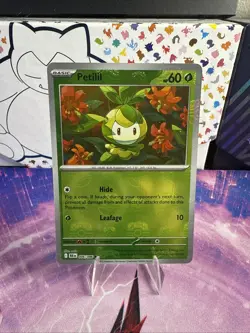 Petilil 006/086 Masterball Holo Sv: Black Bolt Pokemon Card - Image 1