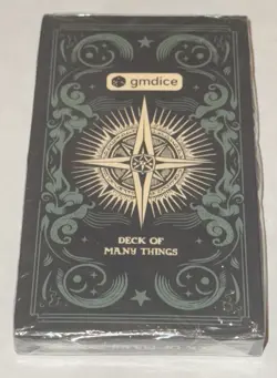 D&D Deck of Many Things: The Physical Manifestation Deck Card Game NEW SEALED - Image 1