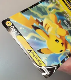 Pokemon Card TCG: Pikachu V SWSH063 Black Star Promo Ultra Holo Rare - Image 5
