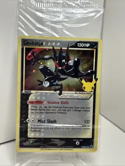 SEALED Greninja Gold Star SWSH144 25th Anniversary Celebrations Promo Card - Image 1