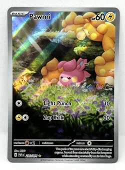 Pawmi - 226/091 Pokemon Paldean Fates Full Art Illustration Rare Pokemon Card - Image 1