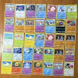 37 Pokemon TCG Chilling Reign Cards Rare & Common Pre-Owned Lot Bulk - Image 1
