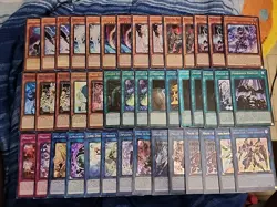 Yugioh 43 Card @Ignister Maliss Deck Core Cyberse White Rabbit Backup Hearts - Image 1