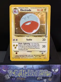 Pokemon Card Electrode 2/64 Holo Rare Jungle Set WOTC Played 3 - Image 1