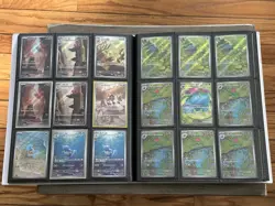 Pokemon TCG: Lot Of 396 Cards, Full Arts, ex, VMAX, ect. All NM, with Binder - Image 1