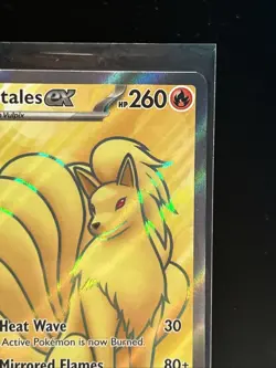 Pokemon Ninetales ex 186/165 SV151 Ultra Rare Full Art Holo Stage 1 260 HP - Image 2