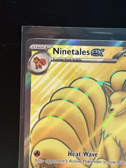 Pokemon Ninetales ex 186/165 SV151 Ultra Rare Full Art Holo Stage 1 260 HP - Image 5