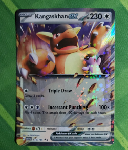 Kangaskhan ex 115/165 Double Rare 151 Pokemon NM - Image 1
