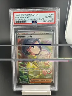 POKEMON 2023 Paradox Rift Special Illustration Rare PARASOL LADY #255 PSA 10 - Image 1
