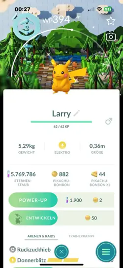 ✨Pokemon Go Shiny Pikachu Stamp Lego Kopenhagen Hintergrund/Background✨ - Image 1