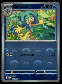 Simipour 018/086 Black Bolt Uncommon POKEBALL Reverse Holo - Image 1