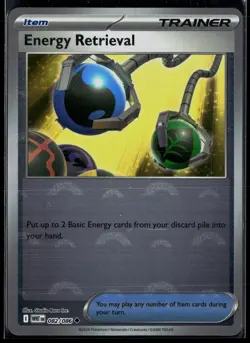 Energy Retrieval 082/086 White Flare Uncommon POKEBALL Reverse Holo - Image 1