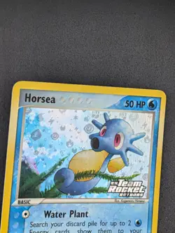 Pokemon Horsea 58/109 EX Team Rocket Returns Reverse Holo 2004 NM - Image 2
