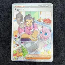 Pokemon Company Saguaro 270/193 Sv02 Paldea Evolved SIR Holo Full Art English - Image 1
