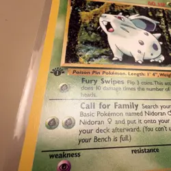 Wizards Pokemon TCG lot Jungle Nidoran 57/64 & Nidorina 40/64 1st Edition EN MP - Image 3