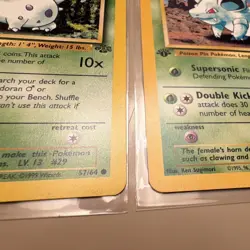 Wizards Pokemon TCG lot Jungle Nidoran 57/64 & Nidorina 40/64 1st Edition EN MP - Image 5