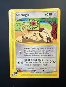 Pokemon Smeargle Aquapolis Regular Rare 109/147 60 HP English Pokemon TCG Nm - Image 1