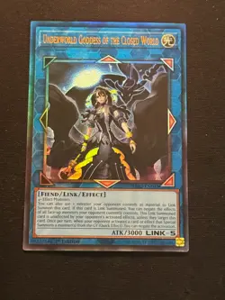Yu-Gi-Oh! Underworld Goddess of the Closed World RA02-EN045 Ultimate Rare 1st Ed - Image 1