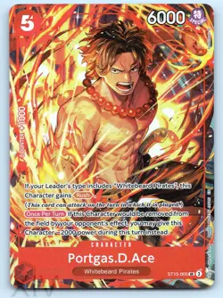 Portgas.D.Ace (Illustration Box Vol.5) ST15-005 One Piece Promo Sample - Image 1