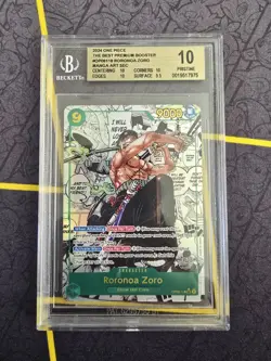 Roronoa Zoro BGS 10 - OP06-118 - Manga Alt Art - PRB Premium Booster - One Piece - Image 1