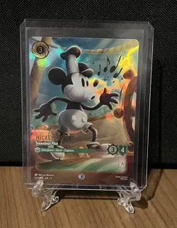Disney Lorcana TCG Mickey Mouse Steamboat Pilot Enchanted Fabled 231/204 - Image 1
