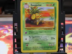 Exeggutor 39/130 Base Set 2 MP Pokemon Card WOTC Vintage Kanto Uncommon - Image 1
