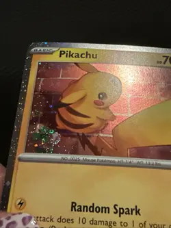Pikachu 051 Holo Swirl Pokemon Day Card - Image 3