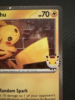 Pikachu 051 Holo Swirl Pokemon Day Card - Image 5