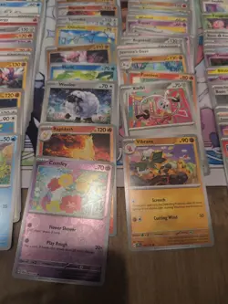 Lot Of 198 Pokemon Cards, Stellar Crown, Surging Sparks - Image 5
