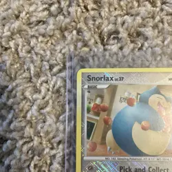 Pokemon Card - Snorlax League Promo Rising Rivals 33/111 Reverse Holo Crosshatch - Image 5