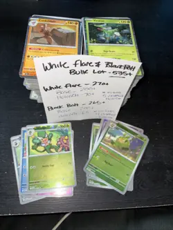 Black Bolt & White Flare Card Lot Of 535 - Includes 9 Pokeball Holos - READ - Image 1