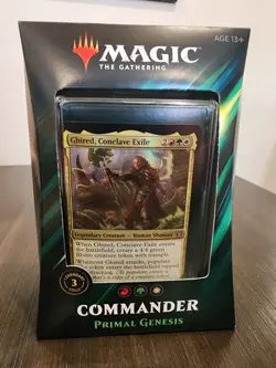 MTG Magic: The Gathering Commander Primal Genesis Deck Factory Sealed - Image 1