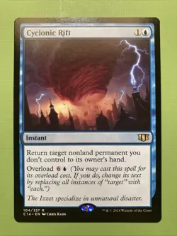 MTG - Cyclonic Rift - Commander 2014 - NM - Image 1