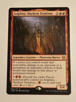 Solphim, Mayhem Dominus Phyrexia: All Will Be One MTG Magic The Gathering NM - Image 1