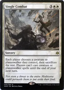 [B4G1] Single Combat (#30) - War of the Spark - MTG - LP - Image 1