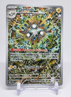 Magneton Pokemon TCG Scarlet and Violet Promo #159 Full Art Surging Sparks - Image 1