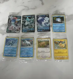 Pokemon 2023 Holiday Calendar Snowflake Promo Set - 8 Sealed Cards UK - Image 1