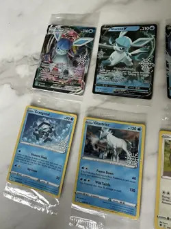 Pokemon 2023 Holiday Calendar Snowflake Promo Set - 8 Sealed Cards UK - Image 4