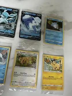 Pokemon 2023 Holiday Calendar Snowflake Promo Set - 8 Sealed Cards UK - Image 5