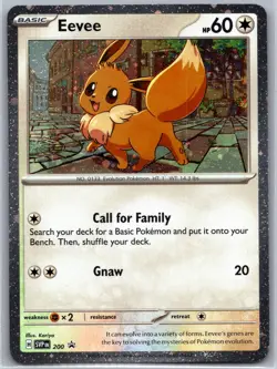 Eevee (Cosmos Holo) SVP 200 Holo Promo Scarlet & Violet Promo Pokemon Near Mint - Image 1
