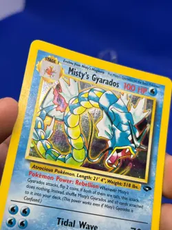VTG Pokemon Gym Challenge Misty’s Gyarados 13/132 Holo Rare MP - Image 4