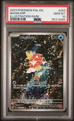 Pokemon Magikarp Paldea Evolved Illustration Rare #203 PSA 10 Gem Mint - Image 1